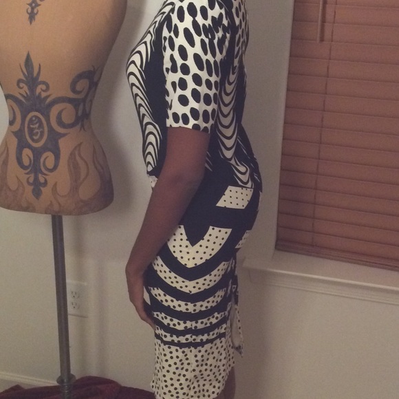 Asos Monoclash Print Tee Dress - Picture 3 of 5